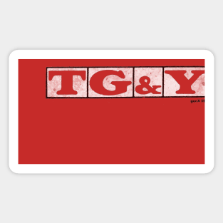 TG&Y Sticker